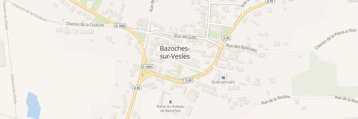 Plan du 3 Rue de l’Etrille à Bazoches-et-Saint-Thibaut