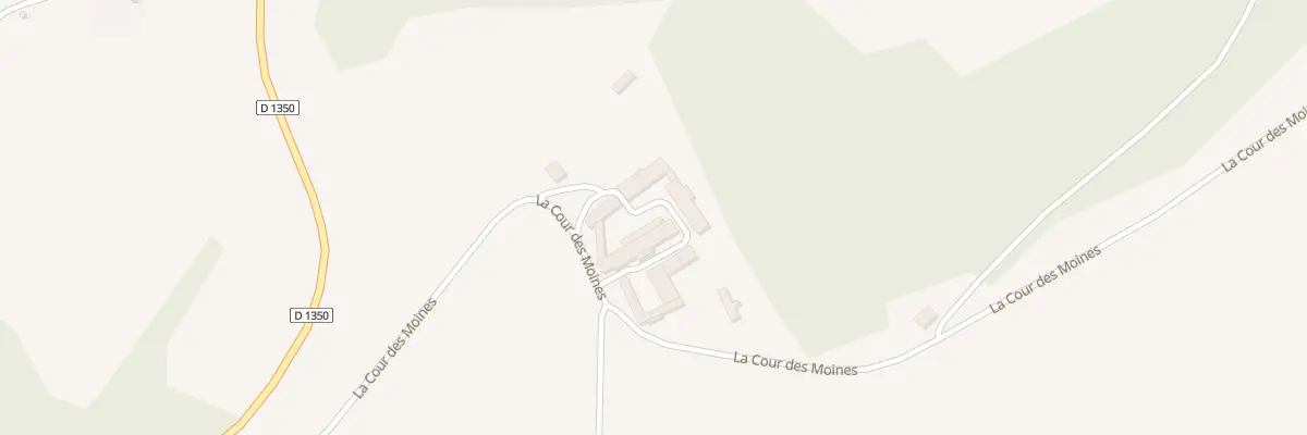 Plan du 5 La Cour des Moines à Dhuizel