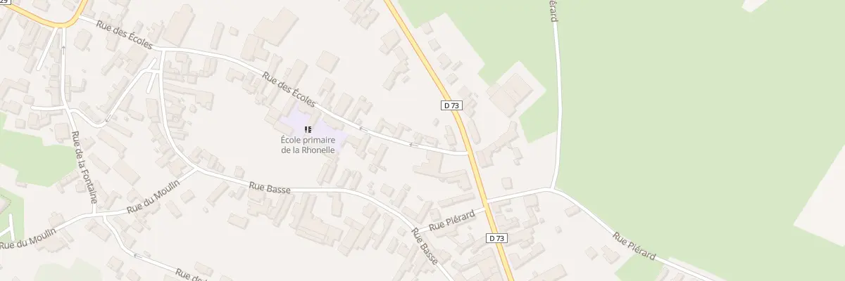 Plan du 34 Rue des Ecoles à Villers-Pol