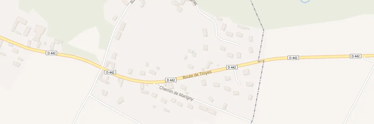 Plan du 25 Rte de Troyes à Ferreux-Quincey