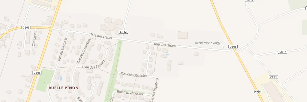 Plan du 5 Rue des Grillons à Augy