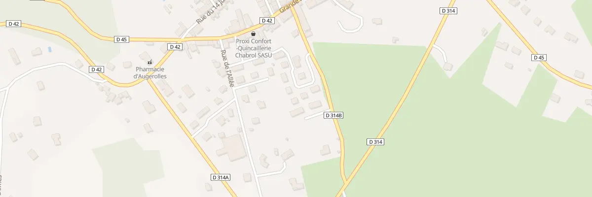 Plan du 5 Imp du Sagnat à Augerolles