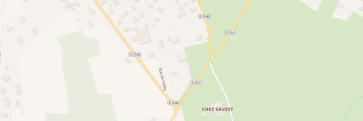 Plan du 33 Rue de l’Allée à Augerolles