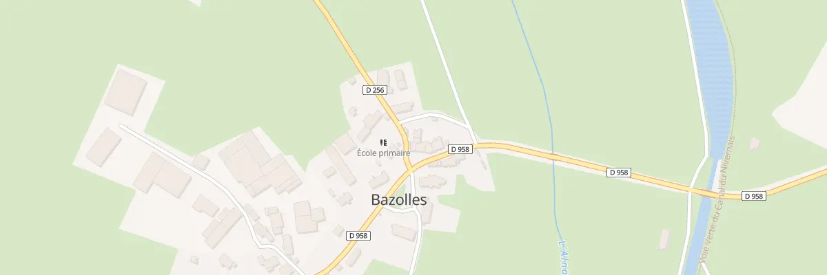 Plan du 9 Rue du Bourg à Bazolles