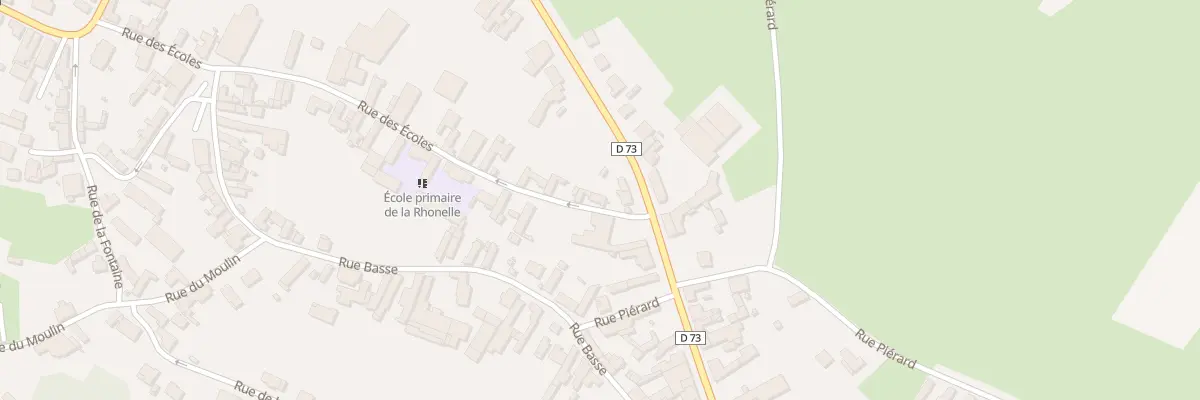 Plan du 36 Rue des Ecoles à Villers-Pol