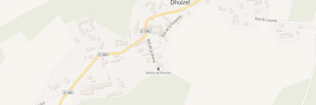Plan du 1 Rue de la Mairie à Dhuizel