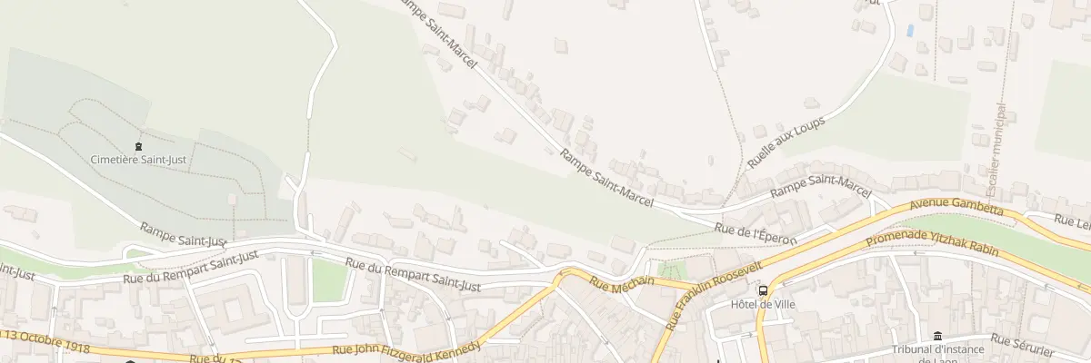 Plan du 1 Rpe Saint-Marcel à Laon