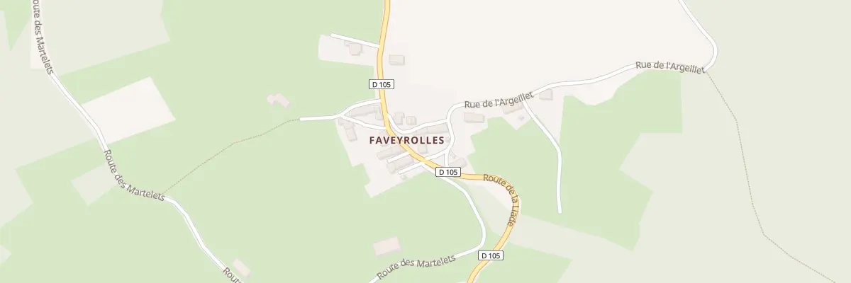Plan du 5119 Faveyrolle à Saint-Bonnet-le-Chastel