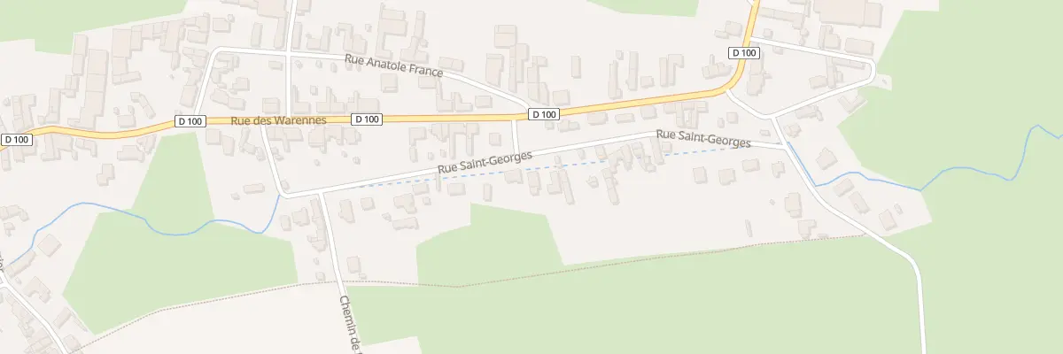 Plan du 22 Rue Saint Georges à Poix-du-Nord