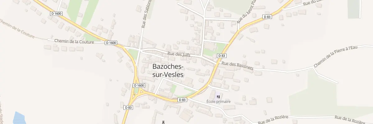 Plan du 10 Rue des Juifs à Bazoches-et-Saint-Thibaut