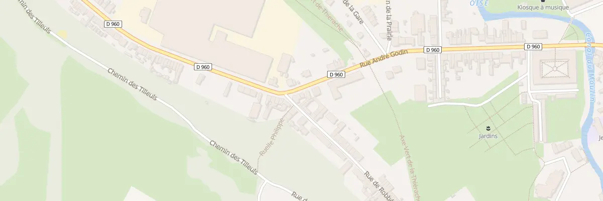 Plan du 518 Rue de Robbé à Guise