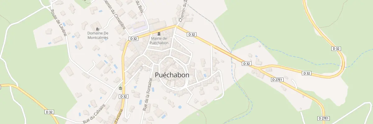Plan du 5878 Rue des Remparts à Puéchabon