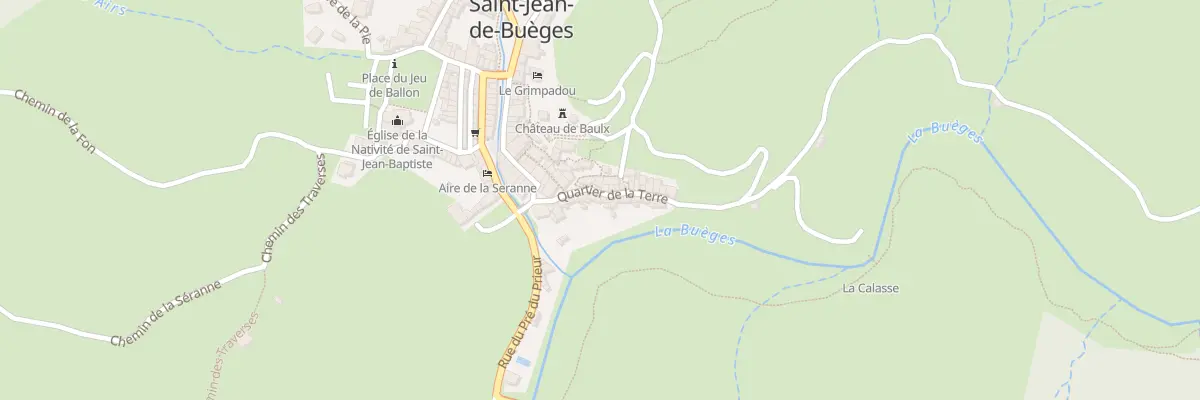 Plan du 5584 Le Village à Saint-Jean-de-Buèges