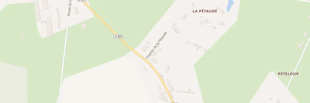 Plan du 2 Les Peigneux à Paray-le-Frésil