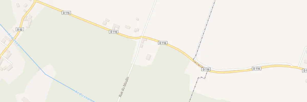 Plan du 14 Rue du Ruisseau Moulin à Ferreux-Quincey