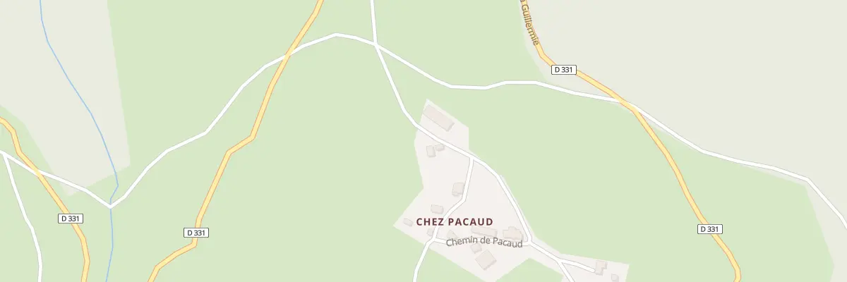 Plan du 5034 Chez Pacaud à Lachaux