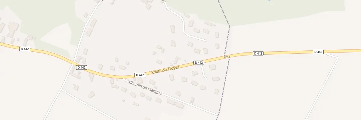 Plan du 27 Rte de Troyes à Ferreux-Quincey