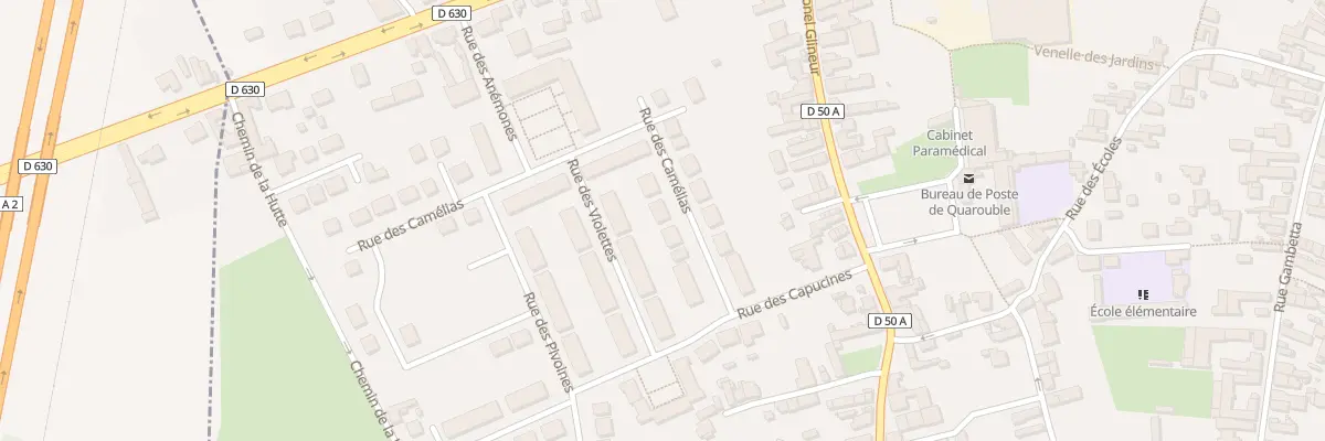 Plan du 15 Rue des Camélias à Quarouble