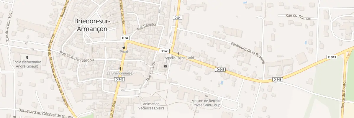 Plan du 3 Av Josephine Normand à Brienon-sur-Armançon
