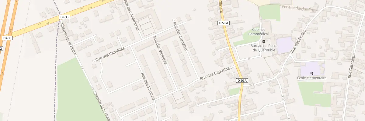 Plan du 11 Rue des Camélias à Quarouble