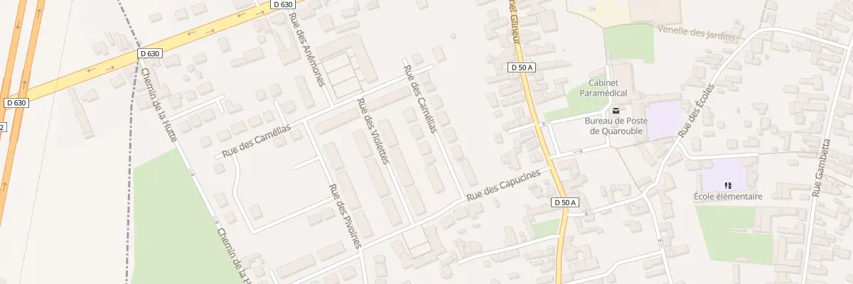 Plan du 13 Rue des Camélias à Quarouble