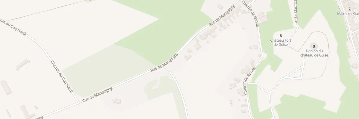 Plan du 427 Rue de Macquigny à Guise