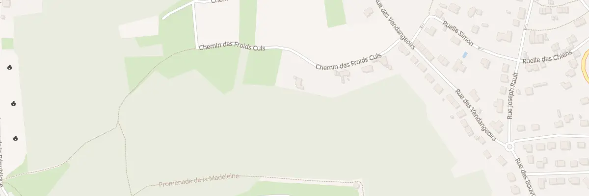Plan du 7 Che des Froids Culs à Laon
