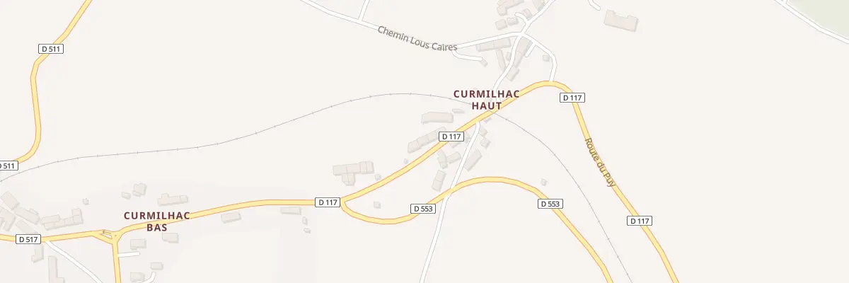Plan du 8 Rte du Puy à Vissac-Auteyrac