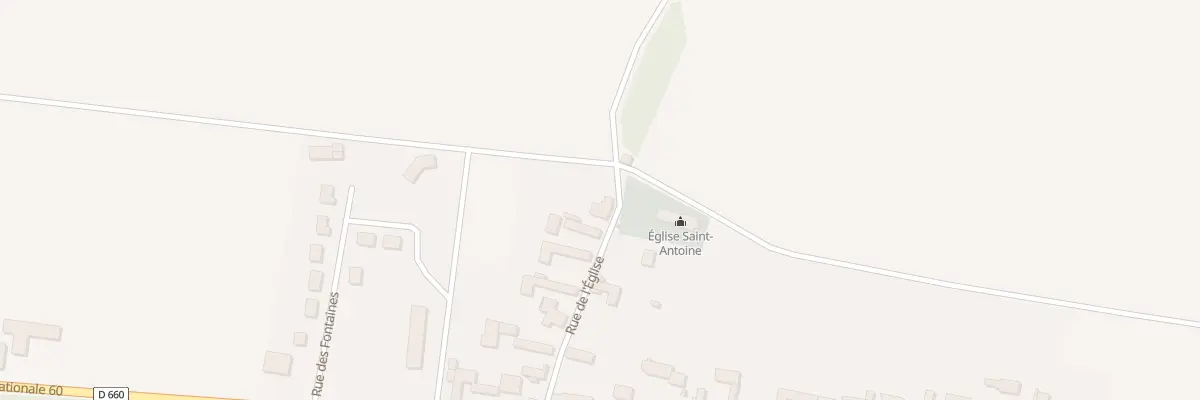 Plan du 13 Rue de l’Eglise à Vulaines