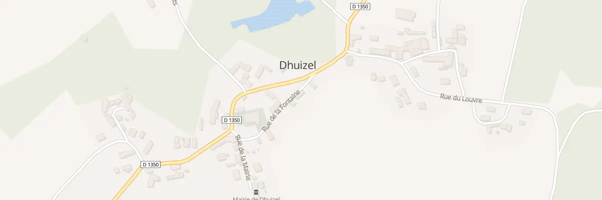 Plan du 8 Rue de la Fontaine à Dhuizel