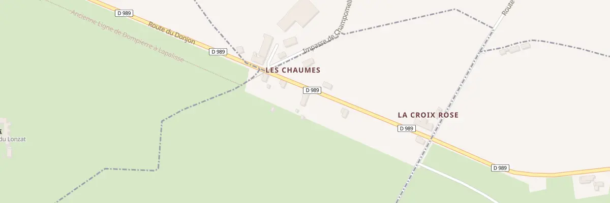 Plan du 5044 La croix Rose à Chavroches