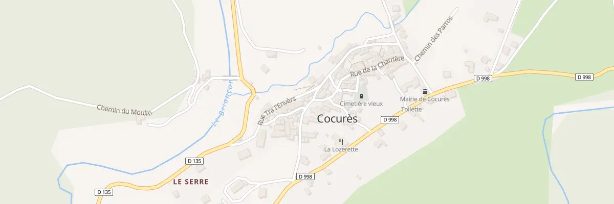 Plan du 29 Pl de l’Eglise à Bédouès-Cocurès