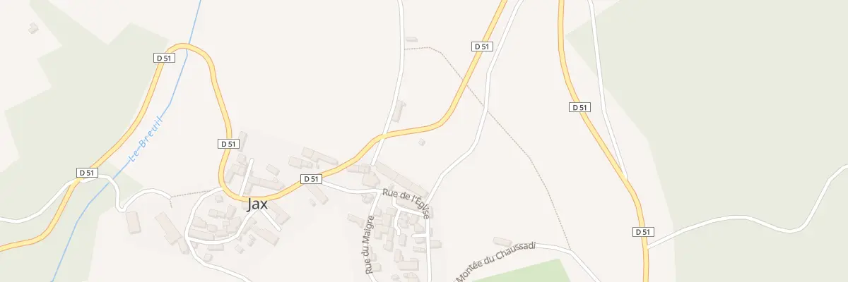 Plan du 5091 Le Bourg à Jax