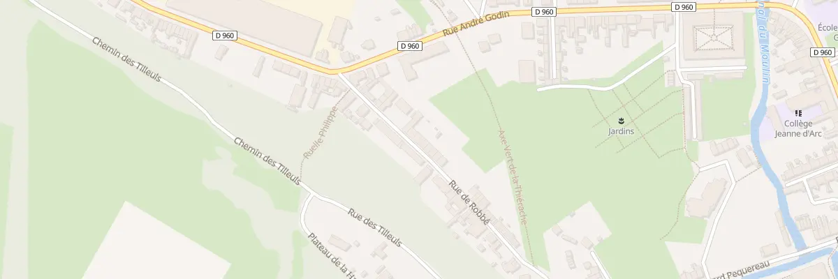 Plan du 432 Rue de Robbé à Guise