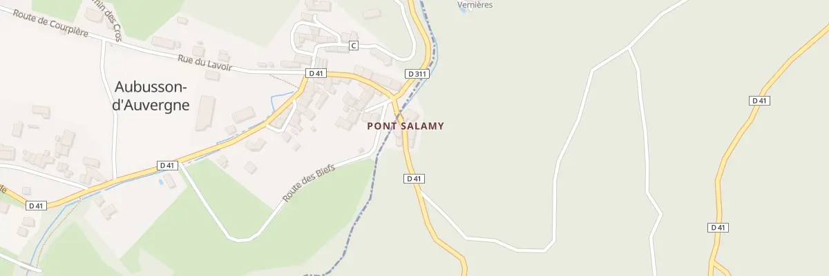 Plan du 5247 Pont Salamy à Augerolles