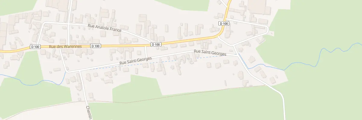 Plan du 46 Rue Saint Georges à Poix-du-Nord