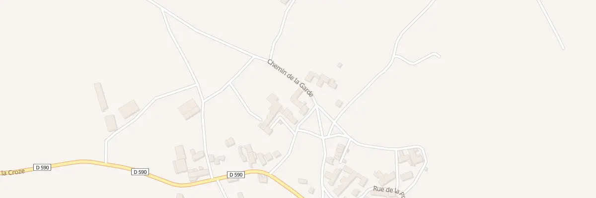 Plan du 5387A Laniac à Siaugues-Sainte-Marie