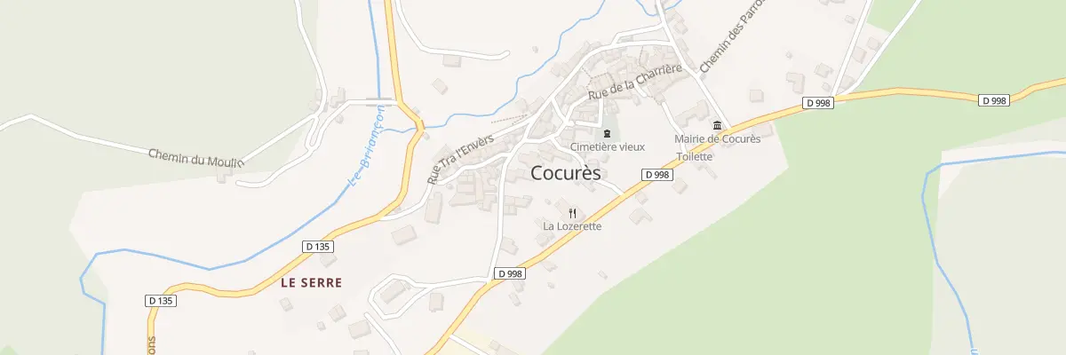 Plan du 5214 Rue des Clos à Bédouès-Cocurès