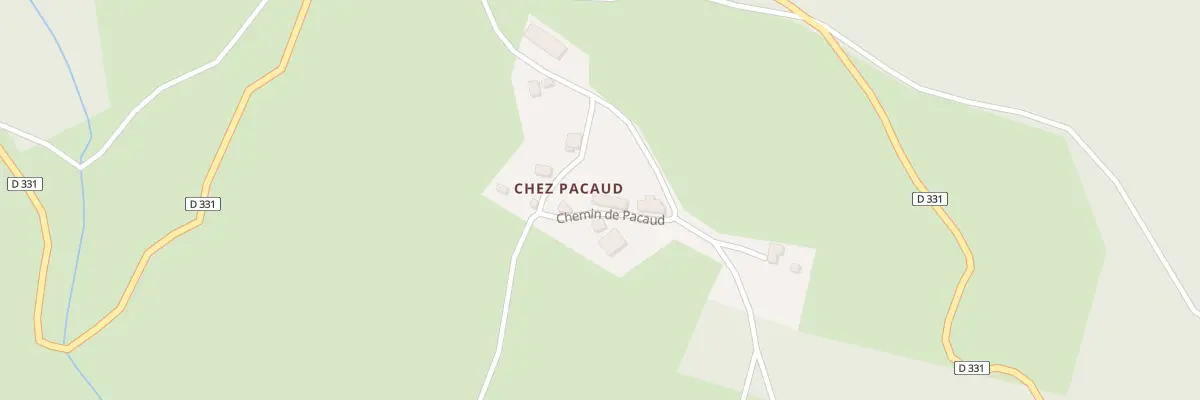 Plan du 5277 Chez Pacaud à Lachaux