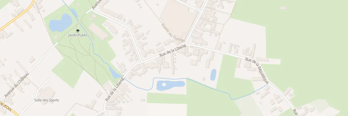 Plan du 7 Rue de la Liberté à Bousies
