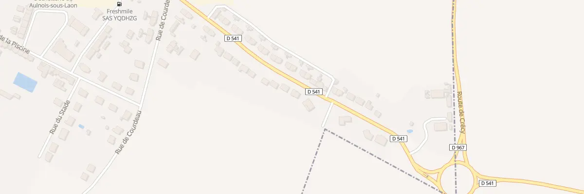 Plan du 84B Rue de Chambry à Aulnois-sous-Laon