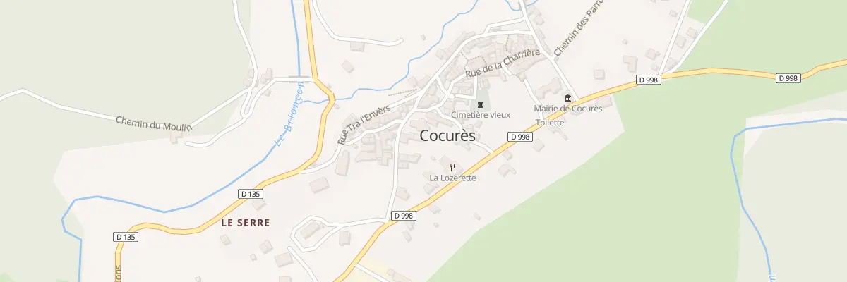 Plan du 5214 Rue des Clos à Bédouès-Cocurès