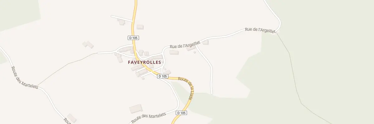 Plan du 5122 Faveyrolle à Saint-Bonnet-le-Chastel