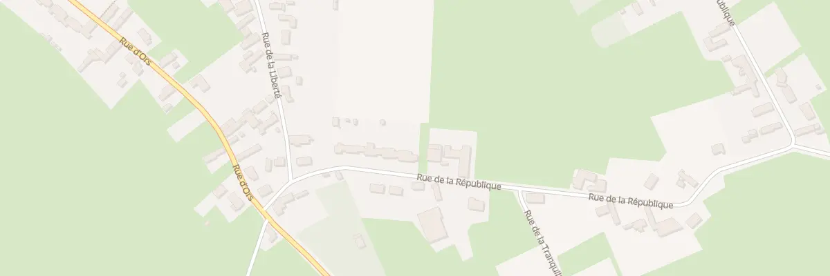 Plan du 76 Rue de la Republique à Bousies