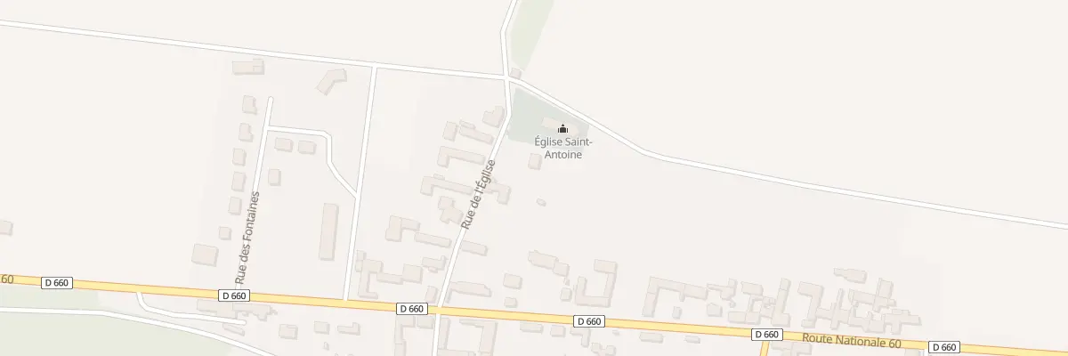Plan du 6 Rue de l’Eglise à Vulaines