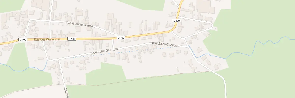 Plan du 50 Rue Saint Georges à Poix-du-Nord