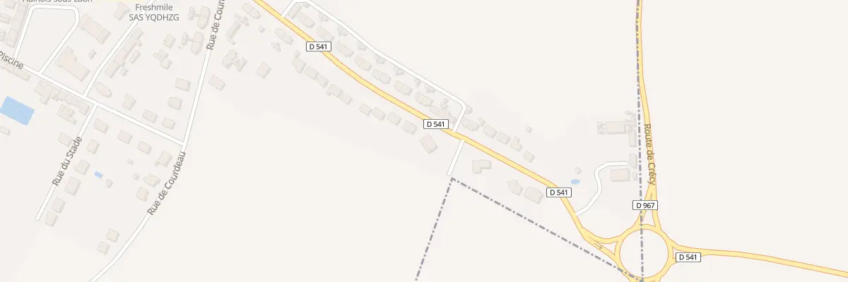 Plan du 86 Rue de Chambry à Aulnois-sous-Laon