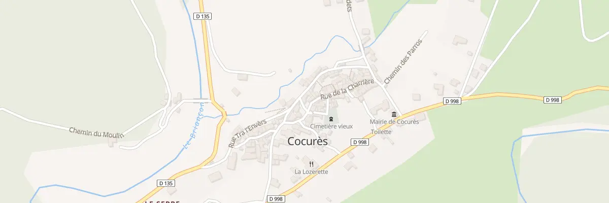 Plan du 5049 Pl de la Croix à Bédouès-Cocurès