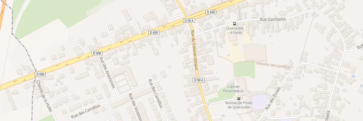 Plan du 101 Rue du Colonel Glineur à Quarouble