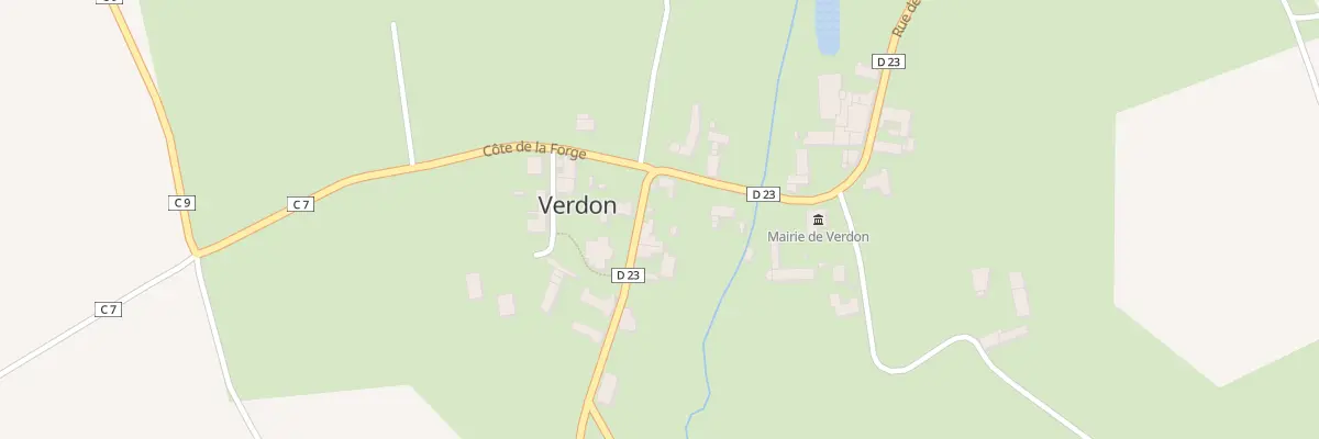 Plan du 9 Rue de la Verdonnelle à Verdon